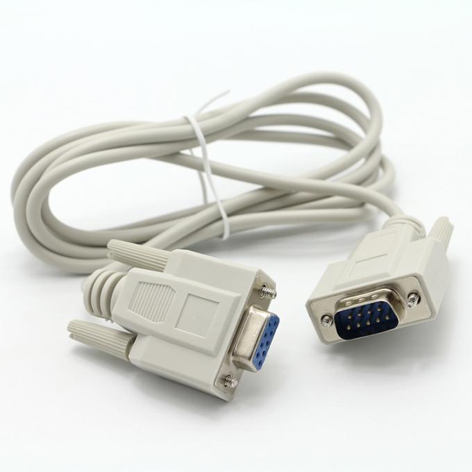 OEM-Schild Männlich-Frauen DB9 RS232 9-Pin-Durch-Verlängerung-Seriedatenkabel 0