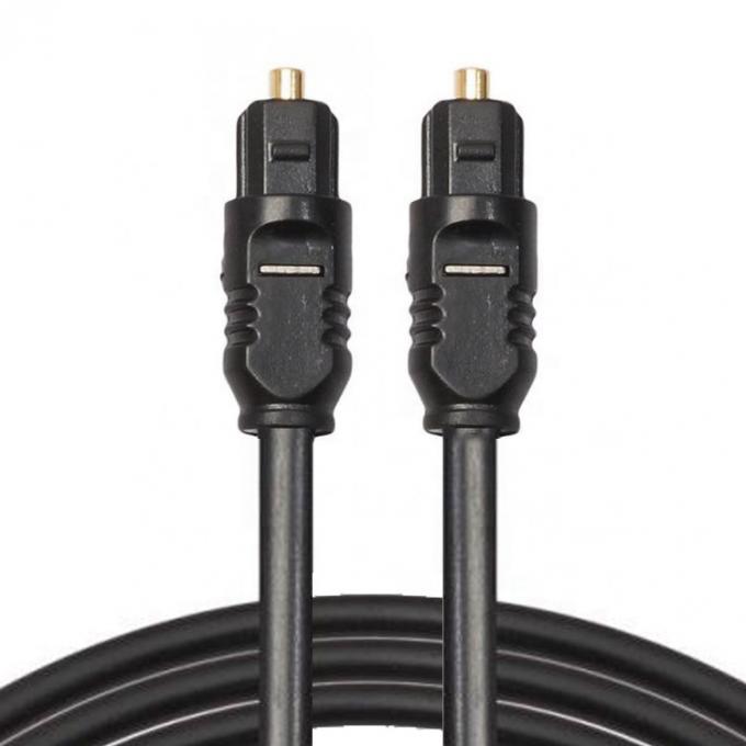 Hochwertiges dünnes 1M 2M 3M 5M Glasfaserkabel Toslink Spdif Gold optisches digitales Audiokabel 1