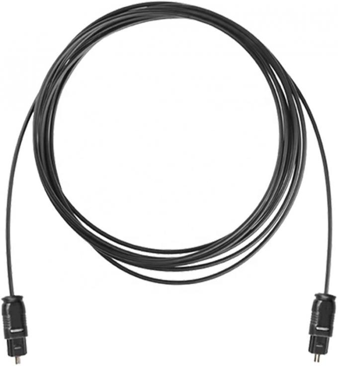 Hochwertiges dünnes 1M 2M 3M 5M Glasfaserkabel Toslink Spdif Gold optisches digitales Audiokabel 6