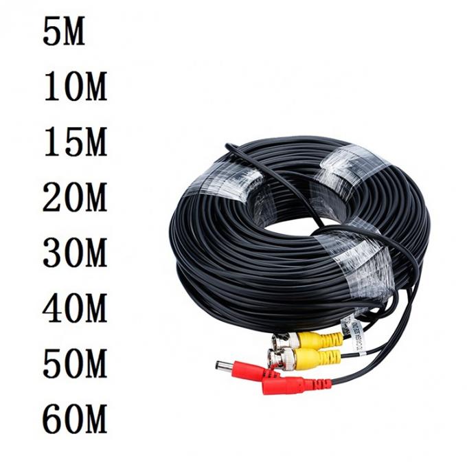 CUSTOM 5M 10M 20M Männliche weibliche Sicherheitsanlage RG59 Video BNC DC Power SDI CCTV-Kamera Kabel 3