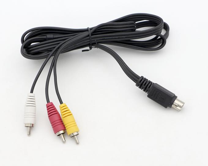 9 Pin Mini Din zu 3 RCA S Video-Audio-Kabel für TV-Displays Audio-Video-Empfänger 0