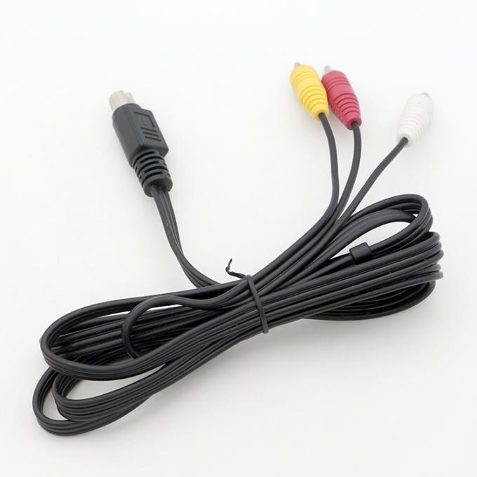 9 Pin Mini Din zu 3 RCA S Video-Audio-Kabel für TV-Displays Audio-Video-Empfänger 4