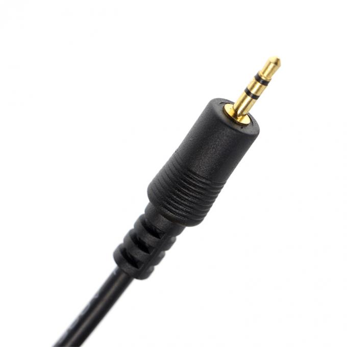 Custom 3 Pole Right Angle 2,5 mm TRS bis 3,5 mm Mono TRRS Aux Stereo Audio Jack Kabel 2