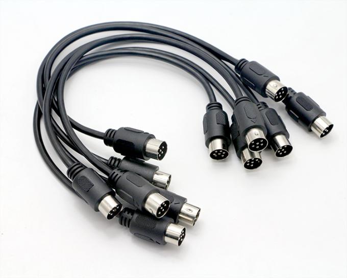 OEM-Fabrik S Video-Audio-Schild Männlich zu Männlich Weiblich 3 4 5 6 7 8 9 10 13 PIN MIDI DIN-Verlängerungskabel 6