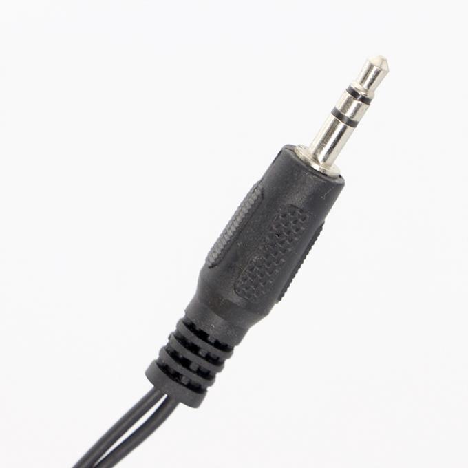 CUSTOM 3.5mm Jack 1 männlich auf 2 weiblich Y Splitter Kopfhörer Jack Mic PC Audio TRS Splitter Kabel 2