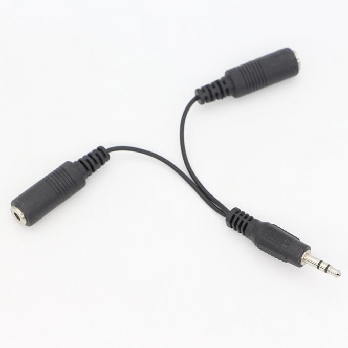 CUSTOM 3.5mm Jack 1 männlich auf 2 weiblich Y Splitter Kopfhörer Jack Mic PC Audio TRS Splitter Kabel 6