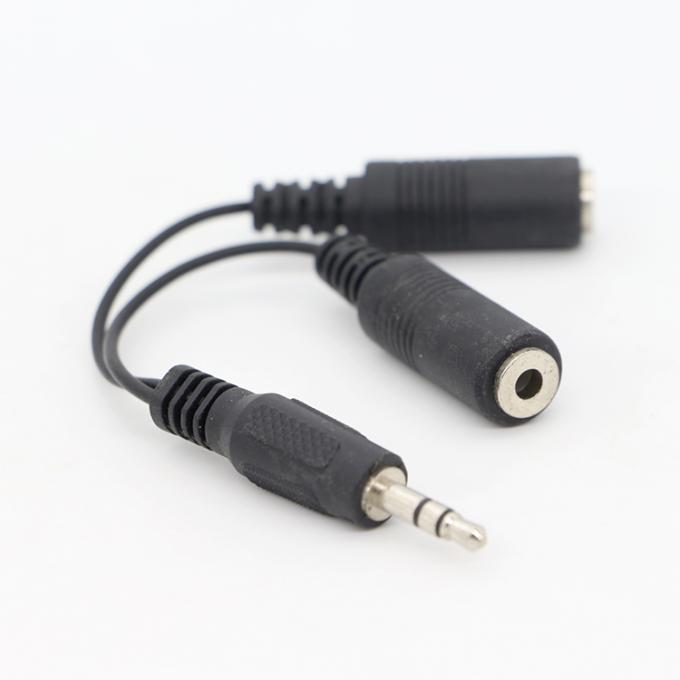 CUSTOM 3.5mm Jack 1 männlich auf 2 weiblich Y Splitter Kopfhörer Jack Mic PC Audio TRS Splitter Kabel 7