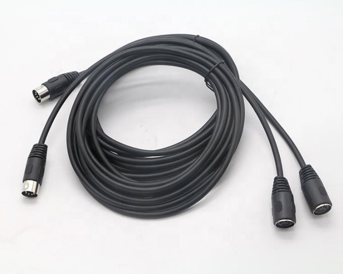 Custom Midi Signal Männlich zu Männlich weiblich 7 Pin DIN Controller Audio Stereo Erweiterungskabel 5