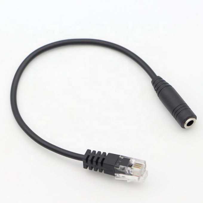 CUSTOM RJ9 RJ10 auf weibliche 3,5 mm Audio Jack Headset Adapter Kabel für Bürotelefon 6