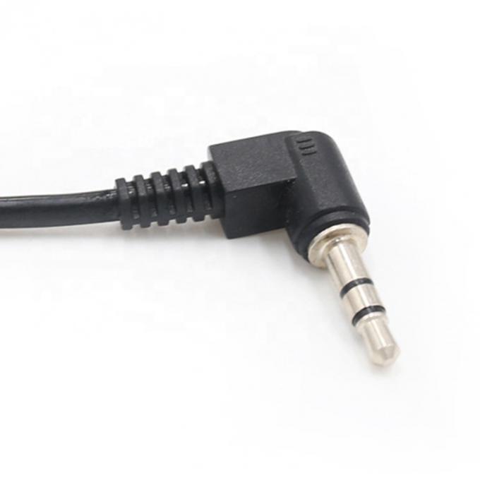 OEM 1m Mann zu Mann 90 Grad Rechtswinkel 3,5 mm TRS Stereo Audio Jack Kabel 2