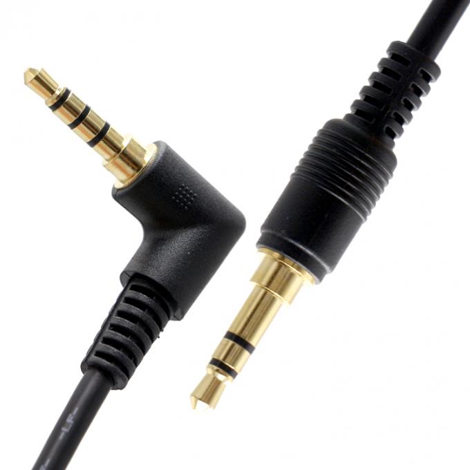 OEM 90 Grad Rechtswinkel 3,5 mm TRRS Jack Männlich zu 3,5 mm TRRS Jack Männlich Audio Kabel 2