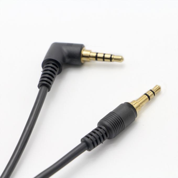 OEM 90 Grad Rechtswinkel 3,5 mm TRRS Jack Männlich zu 3,5 mm TRRS Jack Männlich Audio Kabel 5