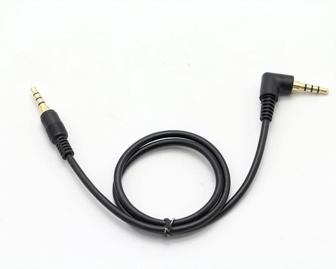 OEM 90 Grad Rechtswinkel 3,5 mm TRRS Jack Männlich zu 3,5 mm TRRS Jack Männlich Audio Kabel 6