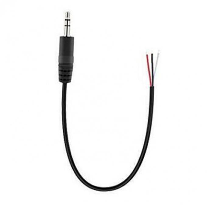 TRS 2 Pole Stereo Audio Jack 3,5 mm Männlich Stecker zum entklebten ausgegrabenen nackten Draht Open End Kabel 0