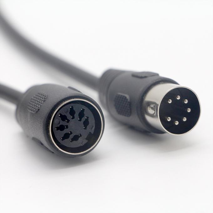 Kustom Schild Männlich zu Männlich Weiblich Big 7 PIN DIN Kabel 3