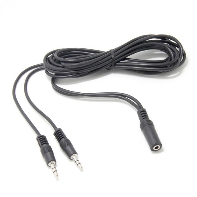2 weibliche zu 1 männliche 3,5 mm Stereo Jack Kopfhörer Lautsprecher Audio Y Splitter Kabel 1
