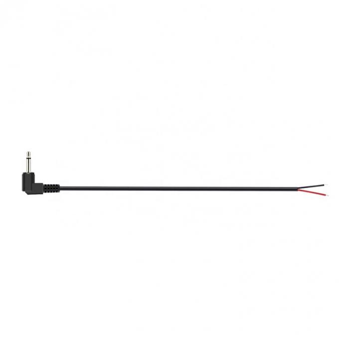 90 Grad Rechtswinkel 2 Pole TS 3,5 mm Stereo-Audio-Steckgerät zu Stripped Pigtail 3