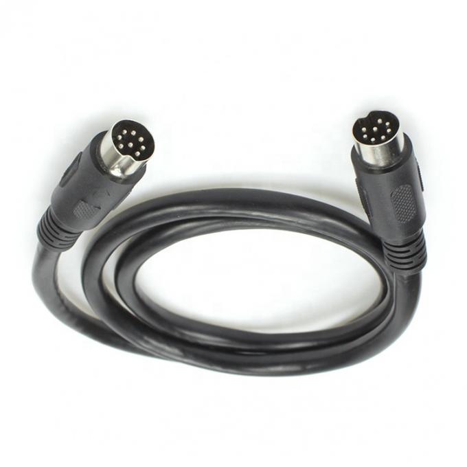 Custom vollständig verbundene geschützte männliche zu männlichen großen 8-Pin-Din-Kabel 0