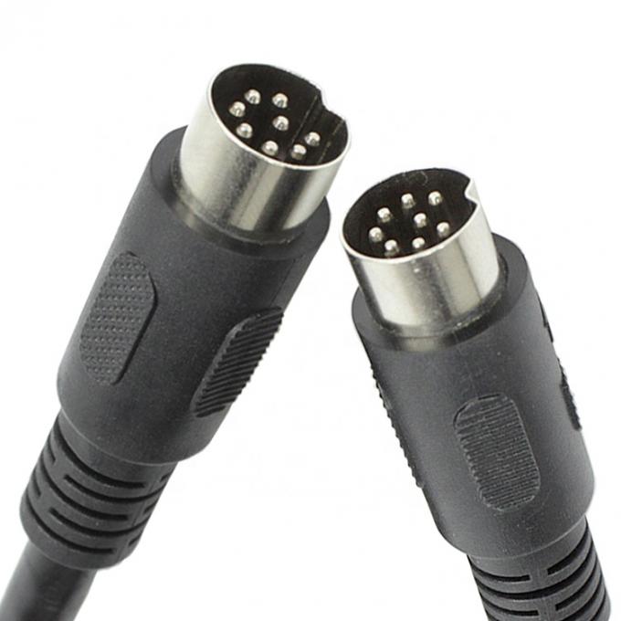 Custom vollständig verbundene geschützte männliche zu männlichen großen 8-Pin-Din-Kabel 1