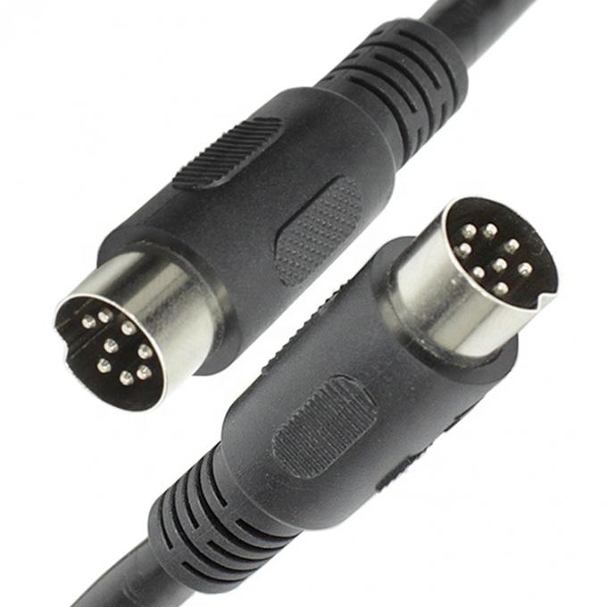 Custom vollständig verbundene geschützte männliche zu männlichen großen 8-Pin-Din-Kabel 2