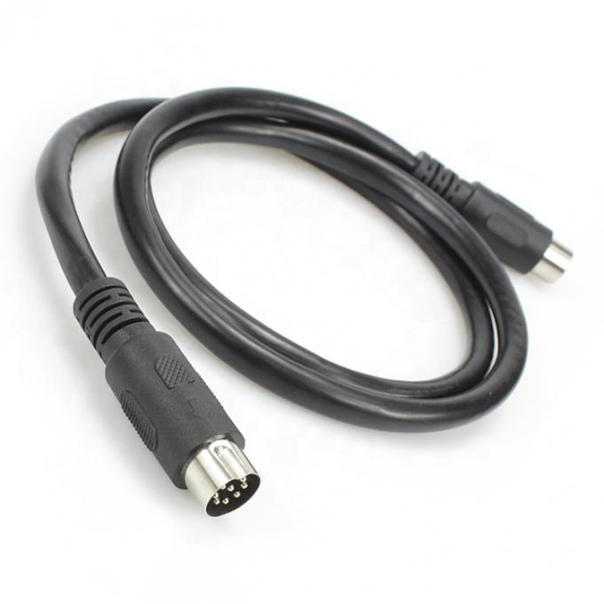 Custom vollständig verbundene geschützte männliche zu männlichen großen 8-Pin-Din-Kabel 4