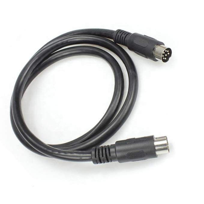 Custom vollständig verbundene geschützte männliche zu männlichen großen 8-Pin-Din-Kabel 3
