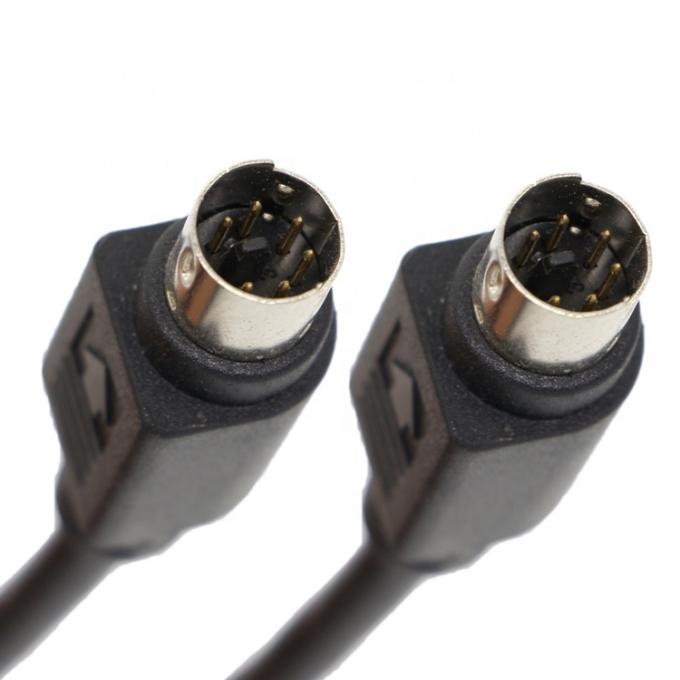 CUSTOM 1M 3M Shield S Video Männlich zu Männlich Mini Din 6 Pin Kabel 1