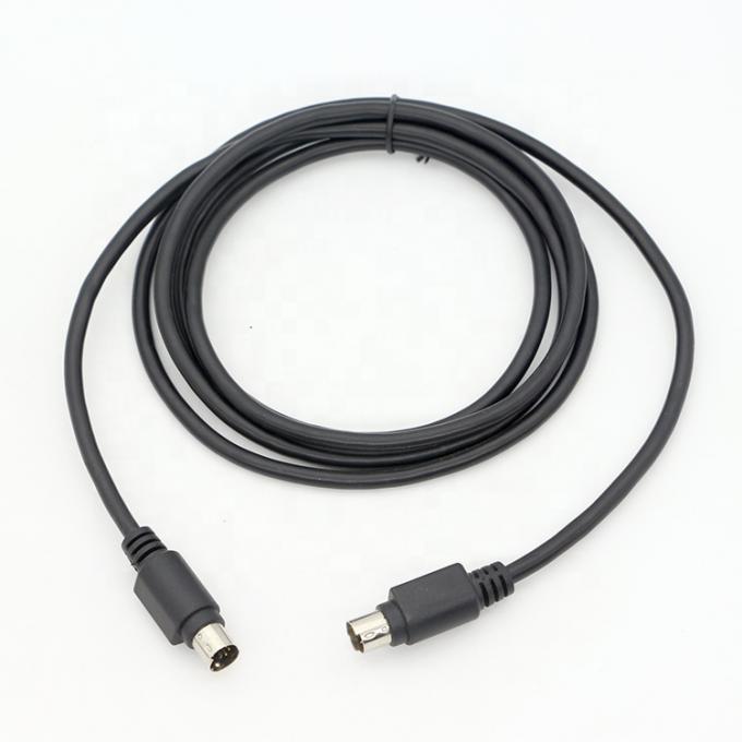 CUSTOM 1M 3M Shield S Video Männlich zu Männlich Mini Din 6 Pin Kabel 0