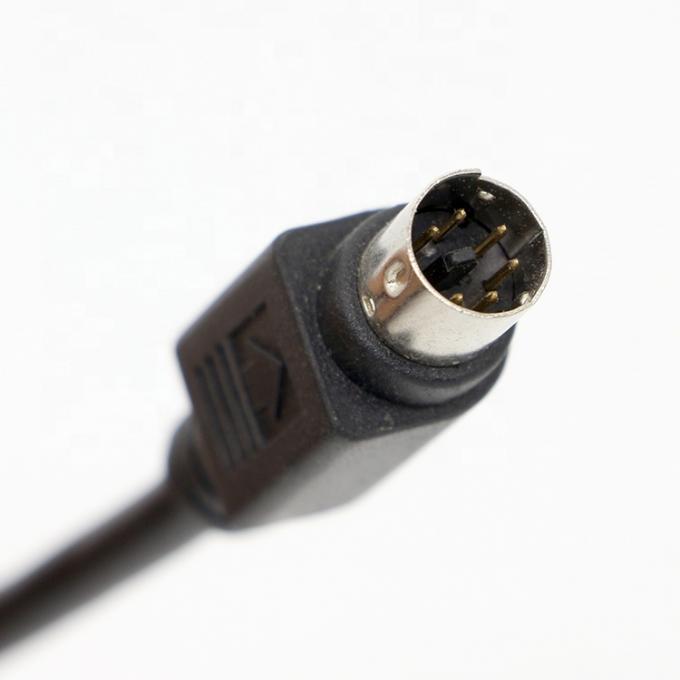 CUSTOM 1M 3M Shield S Video Männlich zu Männlich Mini Din 6 Pin Kabel 4