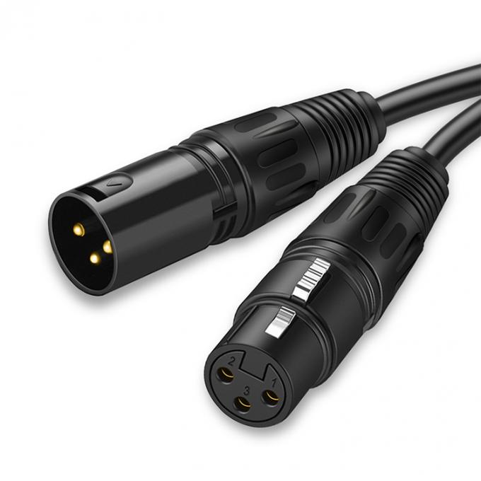 OEM-HiFi-Mikrofon Mikrofon 3 PIN XLR-Audiokonnektor Männlich auf XLR weiblich DMX-Kabel 2