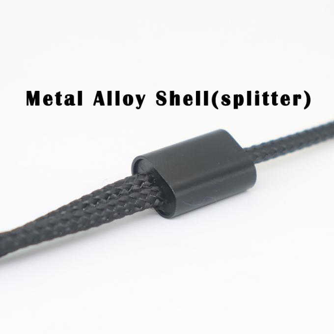 1 Eingang zu 2 Ausgang Y-Form 3,5 mm AUX Stereo Audio Mic Kopfhörer Splitter Adapter Kabel 4