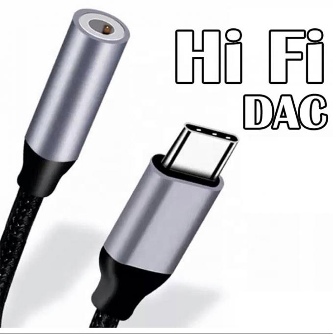 Hochkompatible DAC USB Typ C zu AUX 3,5 mm Audio Kabel Adapter für Samsung Pixel Google Telefon 0