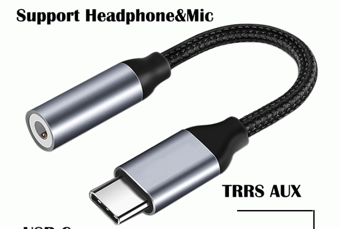 Hochkompatible DAC USB Typ C zu AUX 3,5 mm Audio Kabel Adapter für Samsung Pixel Google Telefon 2