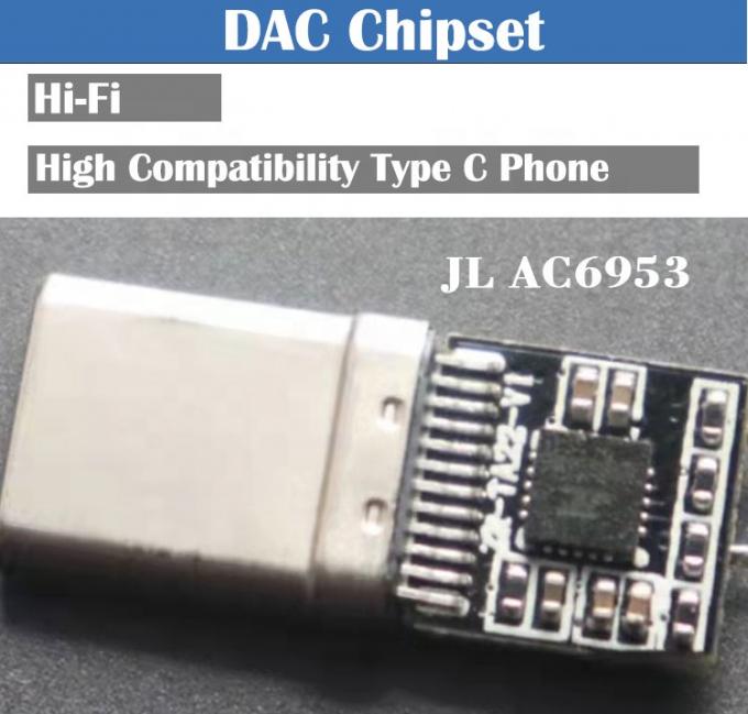 Hochkompatible DAC USB Typ C zu AUX 3,5 mm Audio Kabel Adapter für Samsung Pixel Google Telefon 1