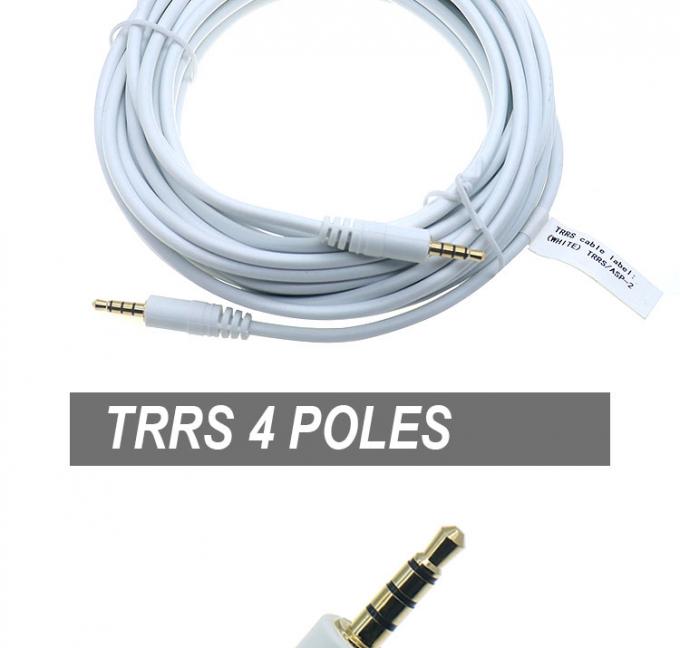 3.5mm Männlich zu Männlich weiblich Stereo Aux Mono Jack 3 Pole TRS 4 Pole TRRS Mikrofon Patch Audio Erweiterungskabel 1
