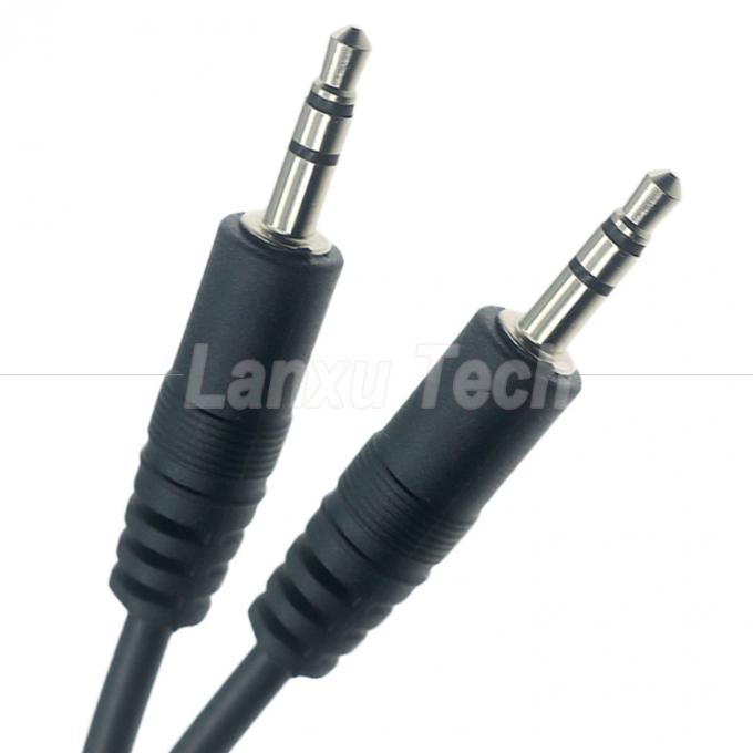 OEM-Anpassung 1M 2M 3M 5M 10M 3 Pole TRS Männlich zu Männlich 3.5mm Aux Stereo Jack Audio-Verlängerungskabel 3