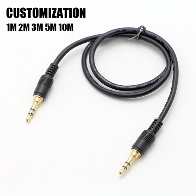 OEM-Goldplattierung 1M 2M 3M Männlich zu Männlich 3,5mm Jack Hilfslautsprecher Stereo-Audiokabel 2