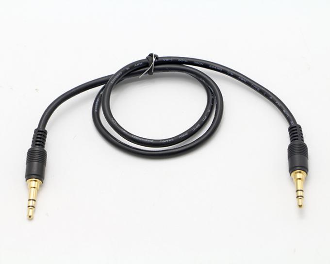 OEM-Goldplattierung 1M 2M 3M Männlich zu Männlich 3,5mm Jack Hilfslautsprecher Stereo-Audiokabel 4