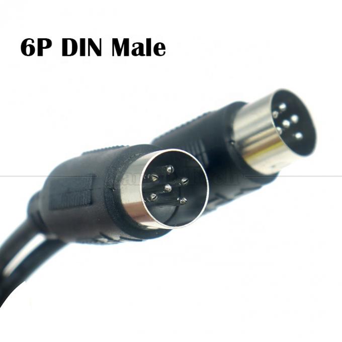 Hochwertiges Schild männlich-männlich MIDI 6 PIN DIN-Serienverlängerungskabel für Audio-Tastaturmikrofon-Gitarre 2