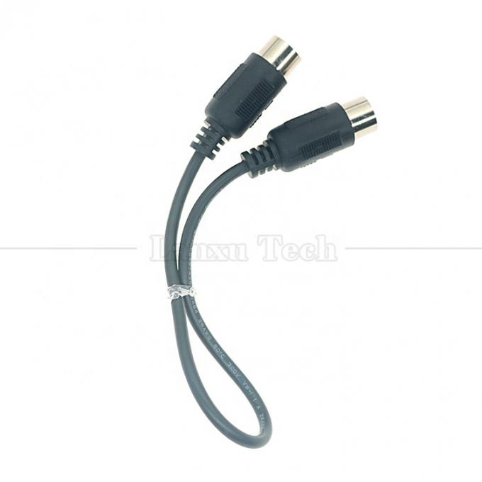 Hochwertiges Schild männlich-männlich MIDI 6 PIN DIN-Serienverlängerungskabel für Audio-Tastaturmikrofon-Gitarre 4