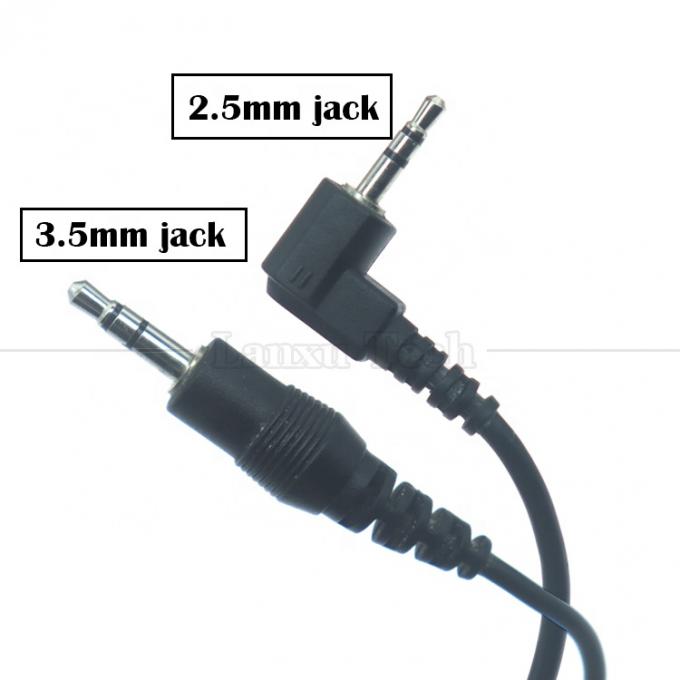 Anpassung 2,5 mm Männlich bis 90 Grad Rechtswinkel 3,5 mm Männlich Stereo Jack Aux Audio Converter Adapter Kabel 1