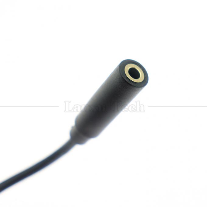 Goldplattiert 3,5 mm TRS 3 Ploes Shield Audio Jack weiblich bis geballt 2