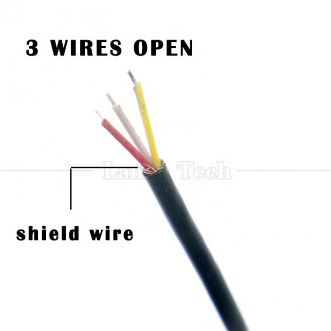 Customisierte 3,5 mm TRS 3 Pole Schild Audio Jack Weiblich zu öffnen Stripped Tined Bare End Drähte Kabel 1