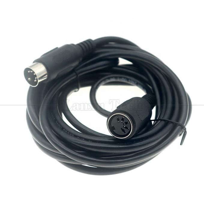 Hochwertiges 1M 2M 3M 5M 10M Männlich auf weiblich 5PIN-DIN-Konnektor MIDI-Stromverbindung Extensionskabel für CCTV-Kamera-TV 3