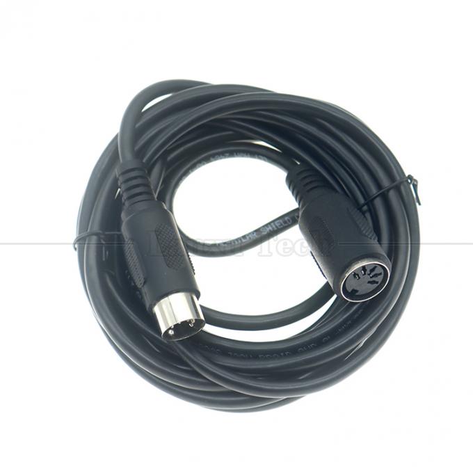 Hochwertiges 1M 2M 3M 5M 10M Männlich auf weiblich 5PIN-DIN-Konnektor MIDI-Stromverbindung Extensionskabel für CCTV-Kamera-TV 4
