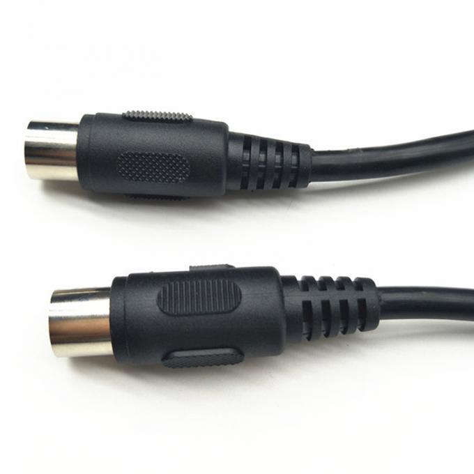 Maßgeschneiderte vollständig vernetzte männliche zu männlichen weiblichen 7-Pin-Din Midi-Kabel 3