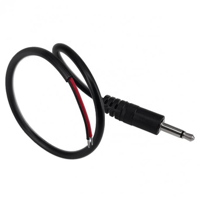 3.5mm 2 Stangen TS Audio Mono Jack Männlich Stecker zu nackten Drähten Offenes Ende Kabel 3