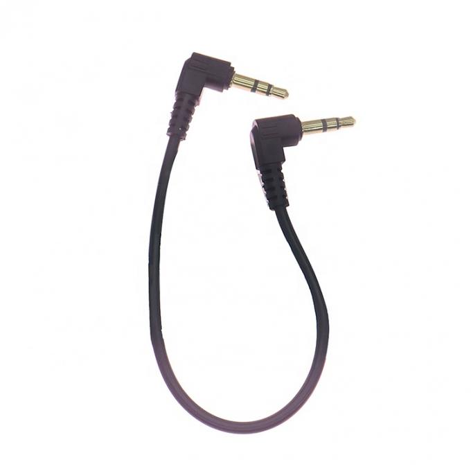 0.2M 1M 2M 3M 10M 90 Grad Winkel Mann zu Mann 3 Pole TRS Stereo Audio Jack Verlängerungskabel für Kopfhörer Autolautsprecher 0