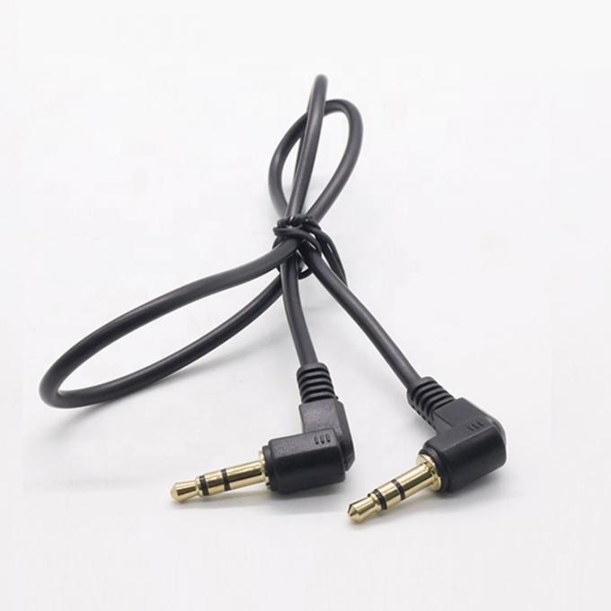 0.2M 1M 2M 3M 10M 90 Grad Winkel Mann zu Mann 3 Pole TRS Stereo Audio Jack Verlängerungskabel für Kopfhörer Autolautsprecher 6