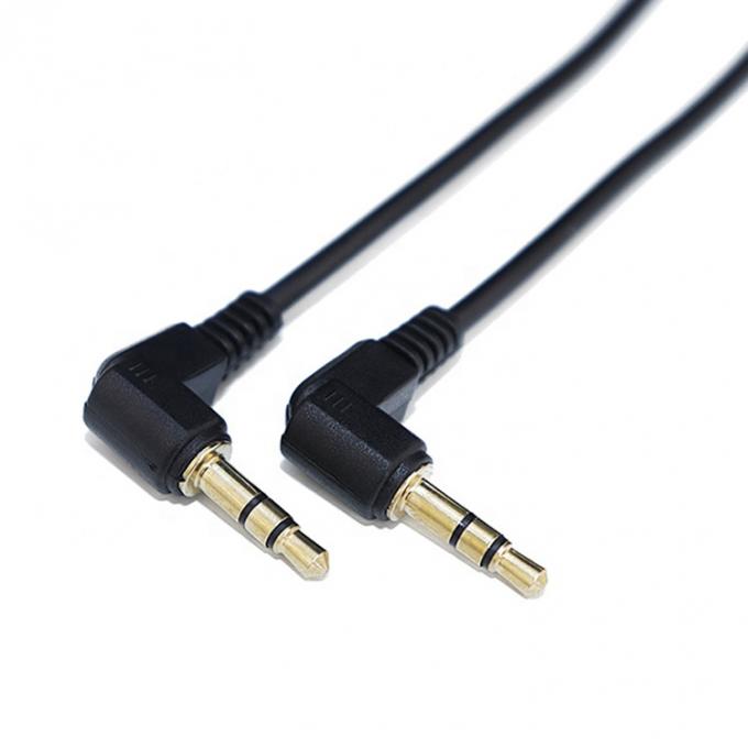 0.2M 1M 2M 3M 10M 90 Grad Winkel Mann zu Mann 3 Pole TRS Stereo Audio Jack Verlängerungskabel für Kopfhörer Autolautsprecher 3